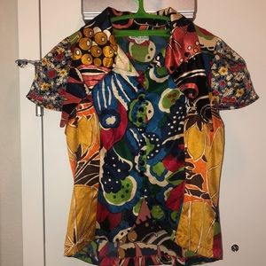 Vintage Bonwit Teller fantastic print